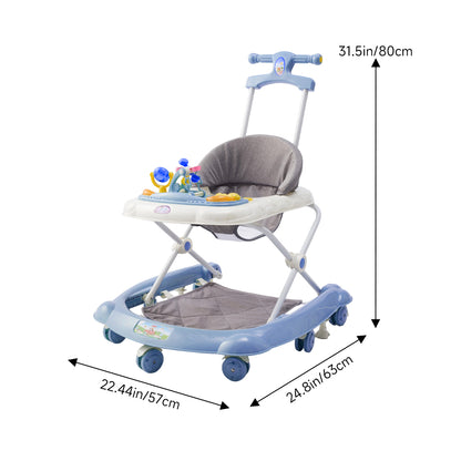 Foldable & Adjustable Baby Walker