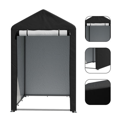 4x6FT Outdoor Storage Shed Bicycle Shelter