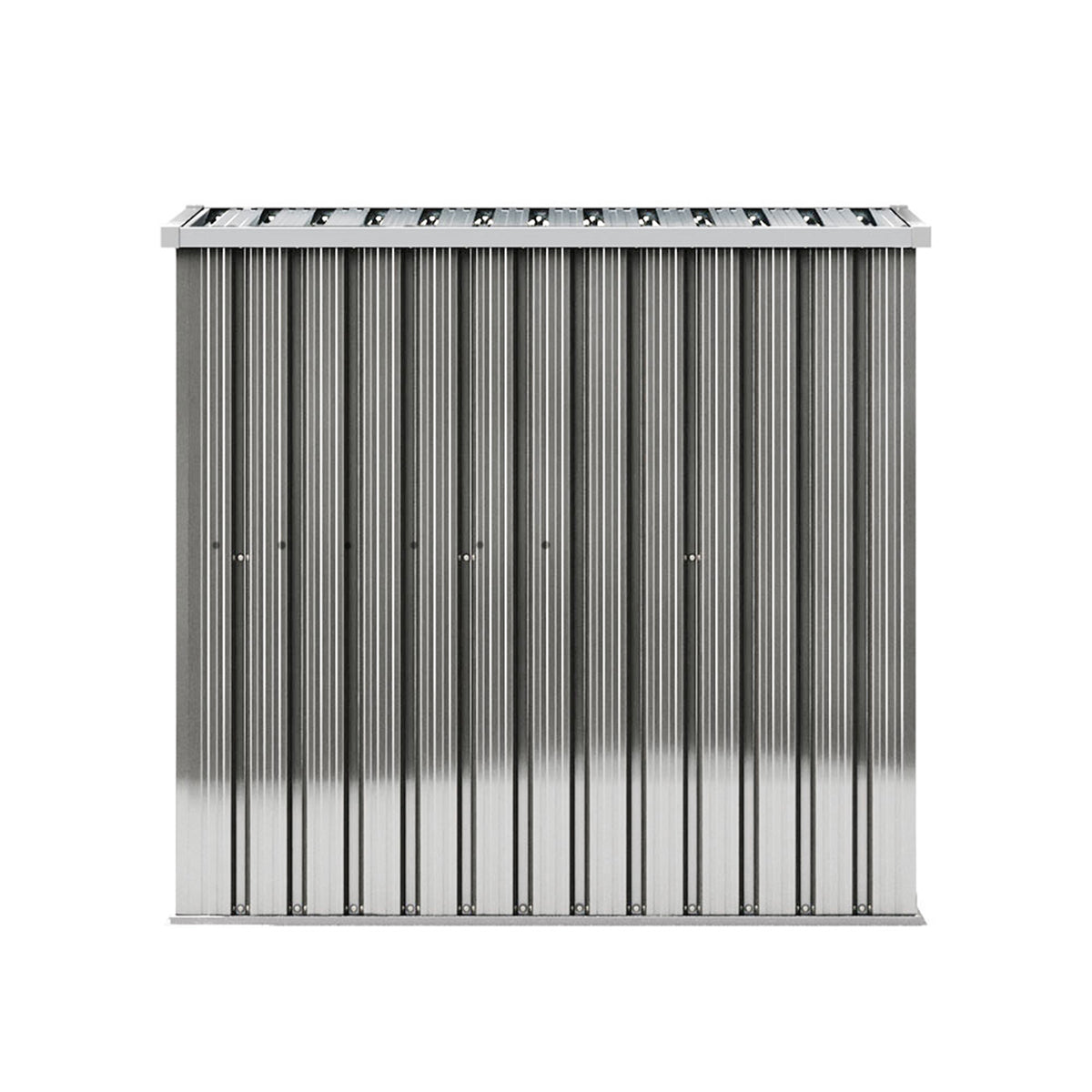 4.6 x 2.9 ft Metal Garden Storage Shed with Pent Roof & Lockable Doors