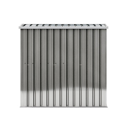 4.6 x 2.9 ft Metal Garden Storage Shed with Pent Roof & Lockable Doors