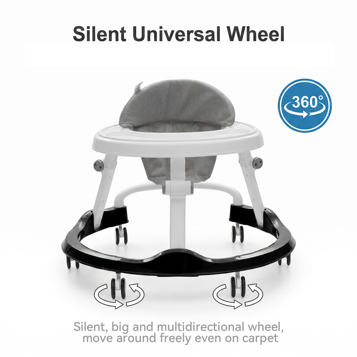 Foldable & Adjustable Baby Walker