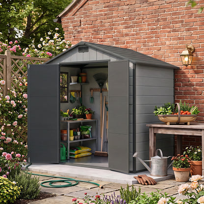 8x4 FT Large Garden Storage Shed