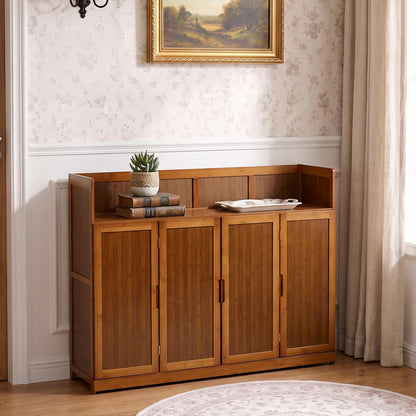 Shoe Storage Cabinet with Folding Doors
