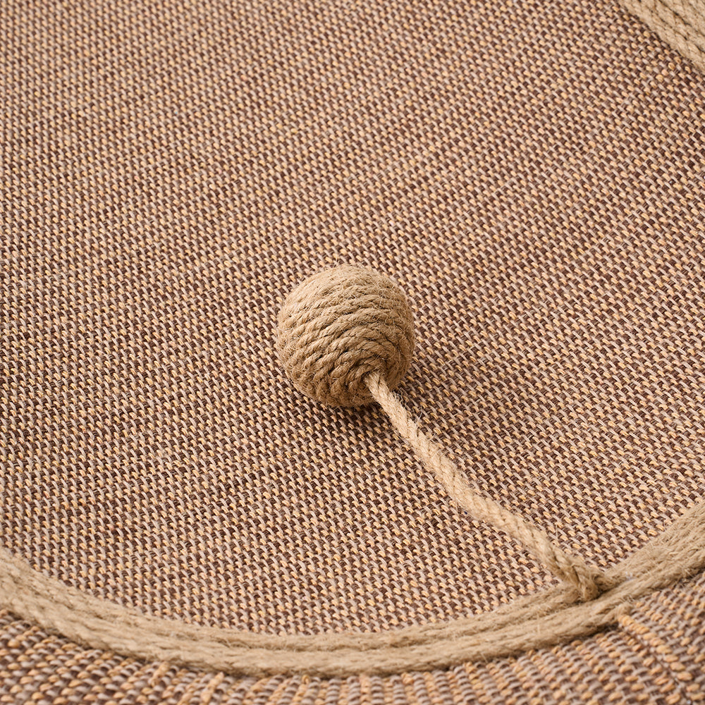 2-in-1 Oval Cat Scratcher & Bed