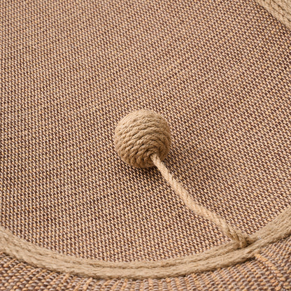 2-in-1 Oval Cat Scratcher & Bed