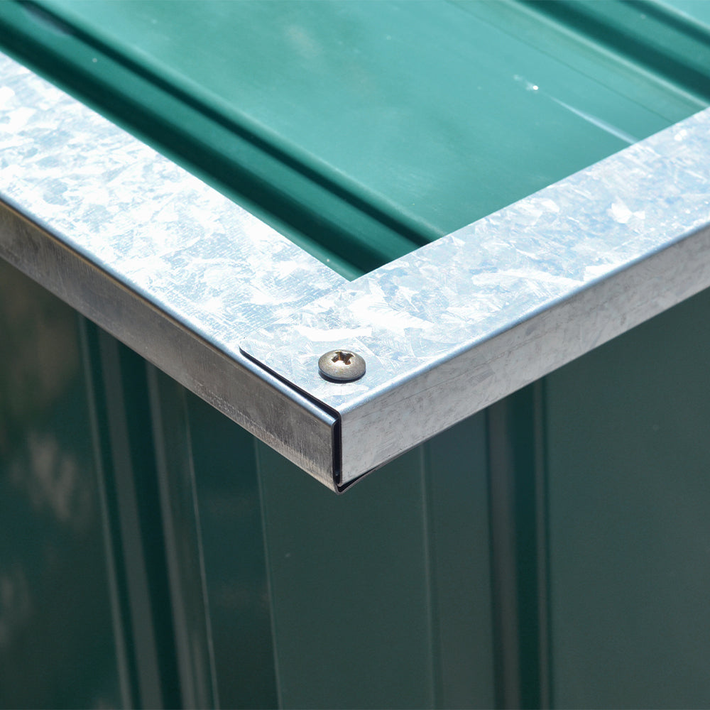 Steel Trash Can Bin Enclosure Storage Shed
