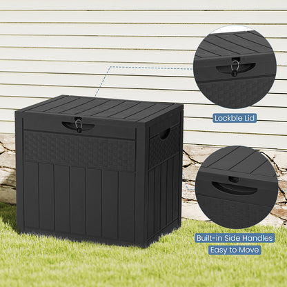 126L Waterproof Plastic Storage Box with a Padlock