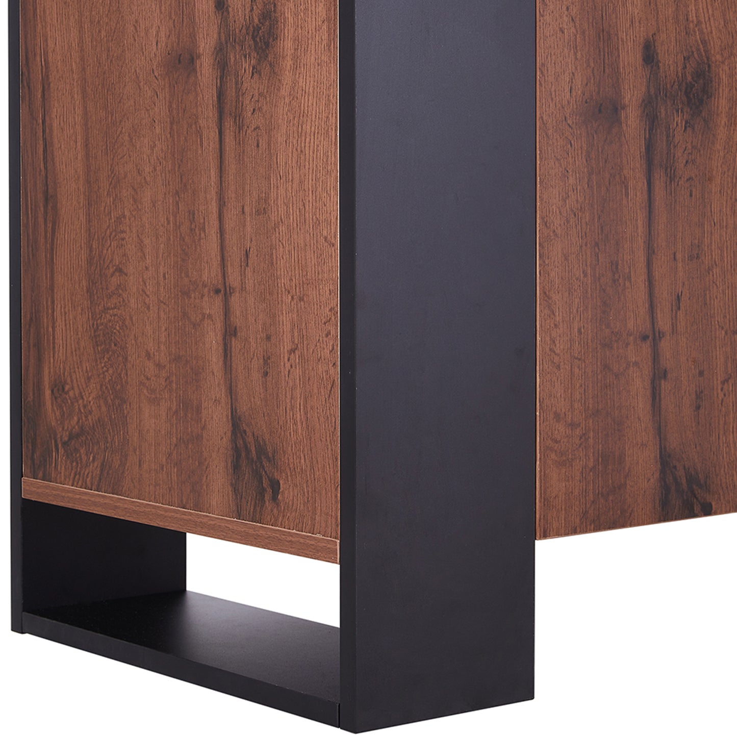 Recessed Electric Fireplace TV Stand with Remote Control