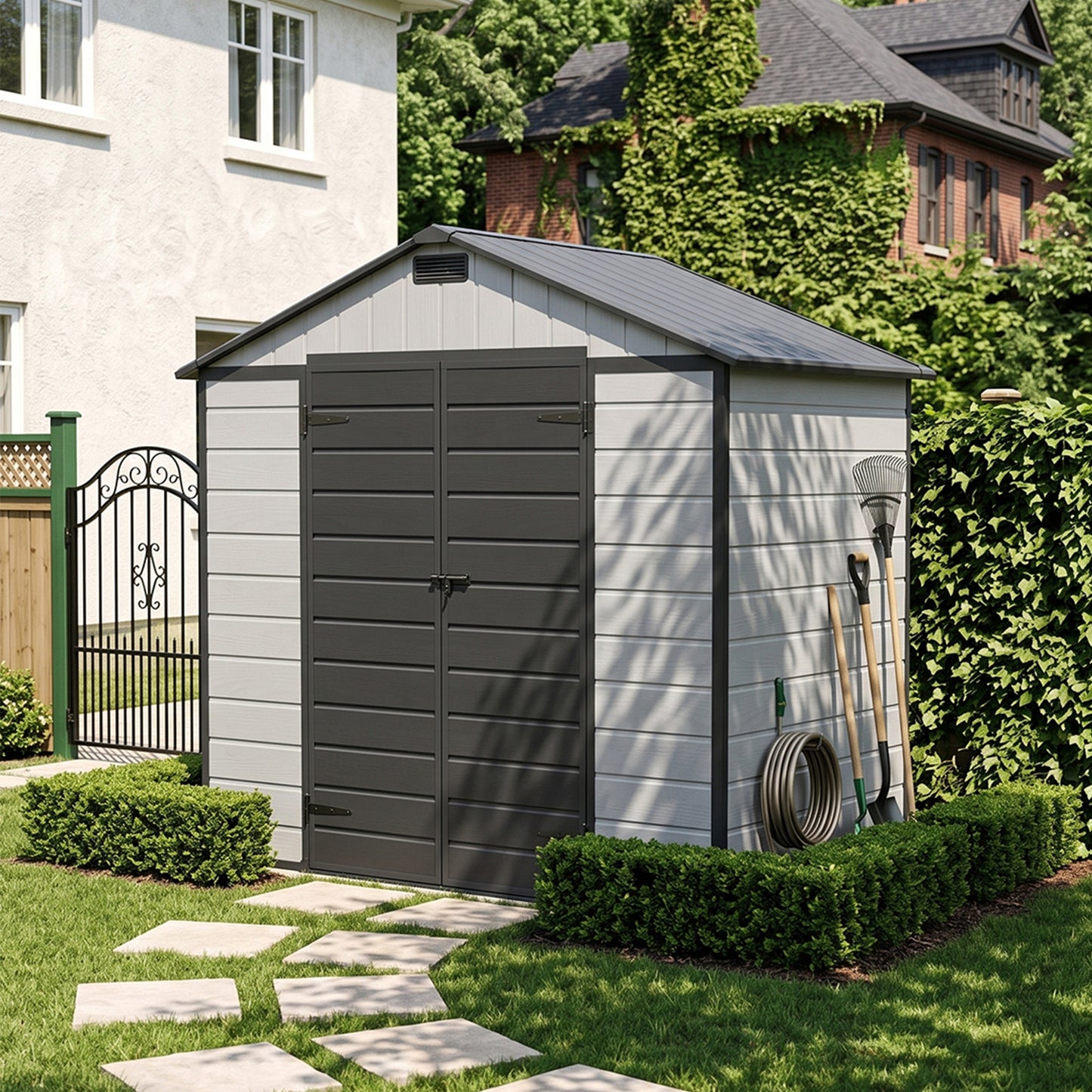 8x4 FT Large Garden Storage Shed