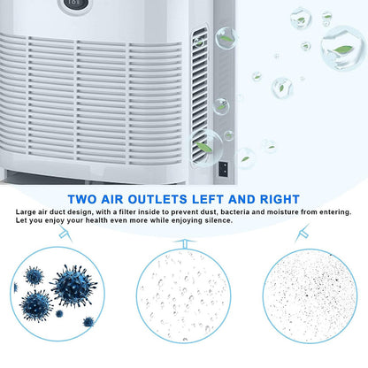 Silenced Remote Control Dehumidifier with Drain Hose