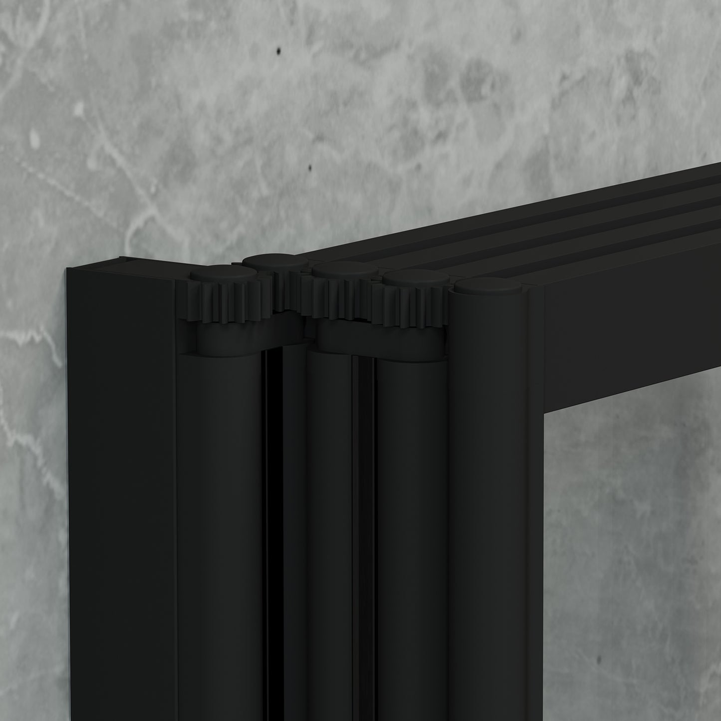 4 Panel Folding Over Bath Shower Screen