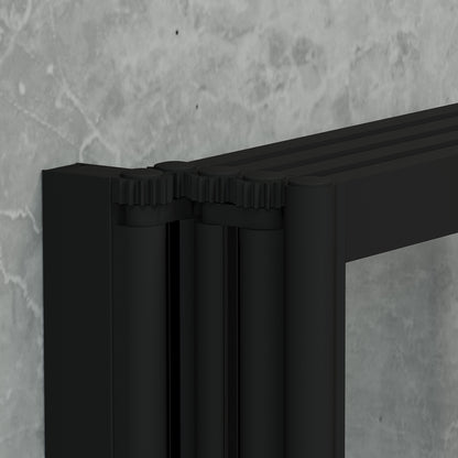 4 Panel Folding Over Bath Shower Screen