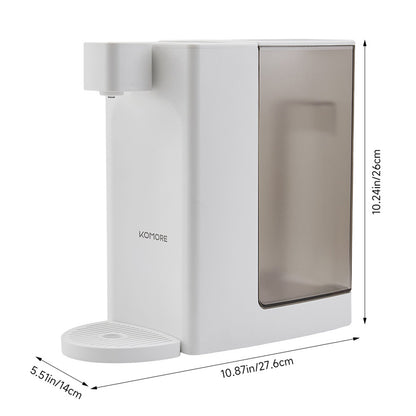 2000W Instant Hot Water Dispenser with Removable 3L Tank and Drip Tray
