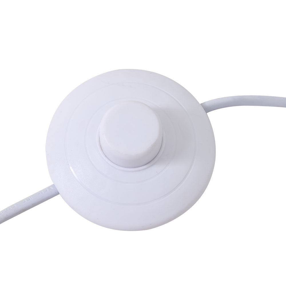2-Light Flower Floor Lamp with Foot Switch