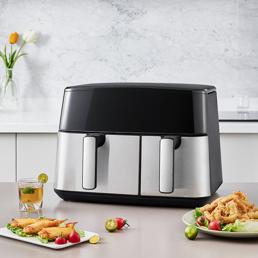 6.5L+3.5L Touch Screen Dual Basket Air Fryer