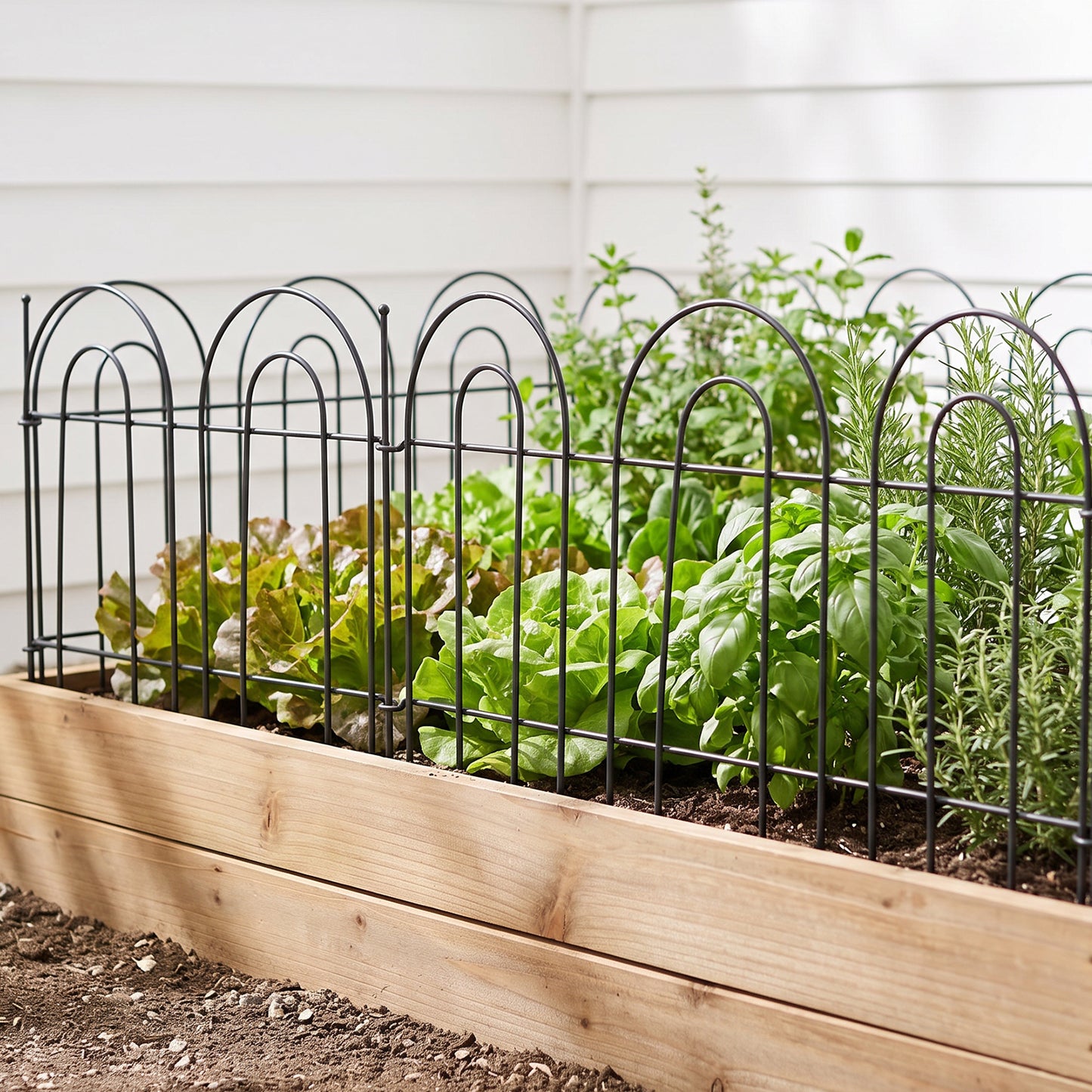 10Pcs Decorative Metal Garden Fences