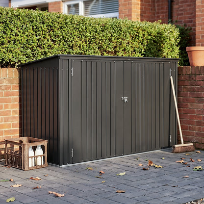 Outdoor Trash Bin Storage Shed