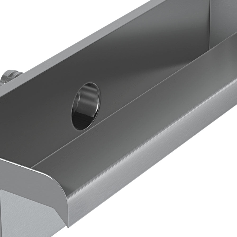13cm D Back Entry Stainless Steel Water Blade