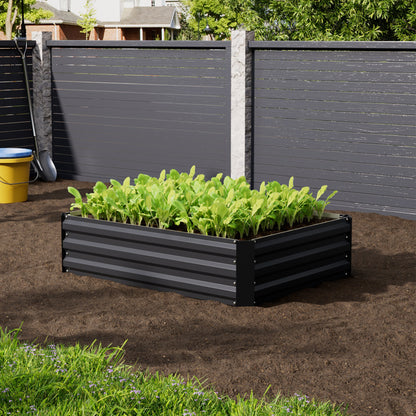 Galvanized Steel Raised Garden Bed