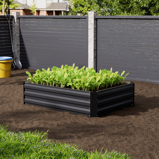 Galvanized Steel Raised Garden Bed