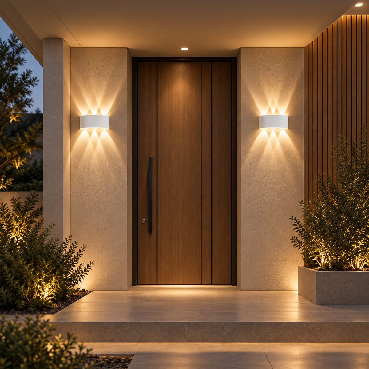 6W Warm LED Up and Down Wall Light for Indoor & Outdoor