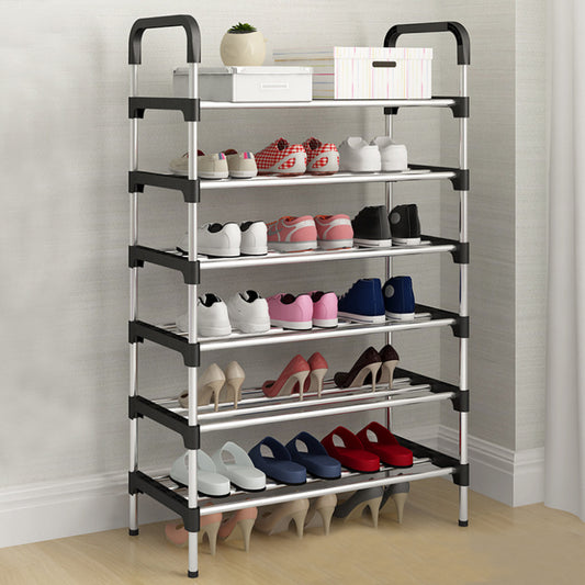 6 Tiers Shoe Rack Organizer Stackable Space Saving Shoe Shelf