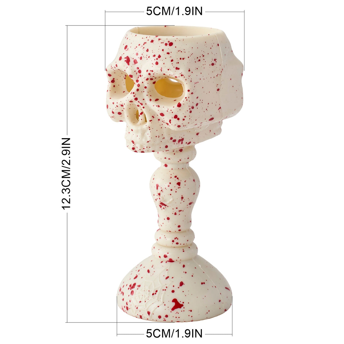 LED Spooky Double-Faced Skull Lamp