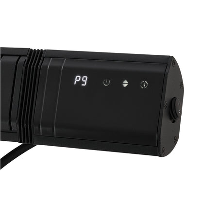 2000W Wall-Mounted Infrared Patio Heater with 9 Temperature Settings & 24H Timer