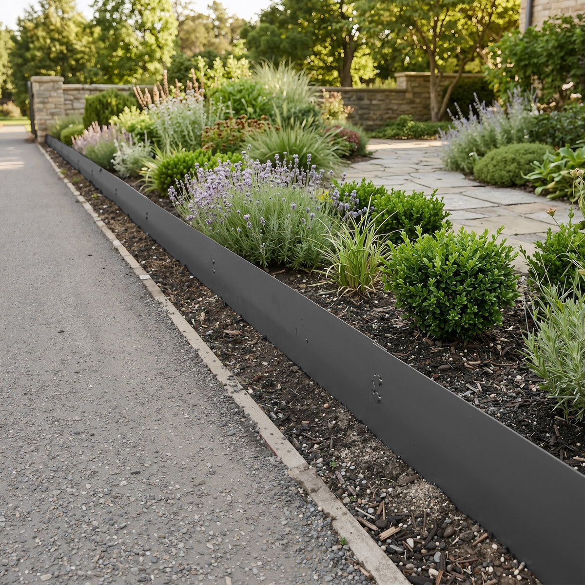 6 Pcs Metal Garden Edging Borders