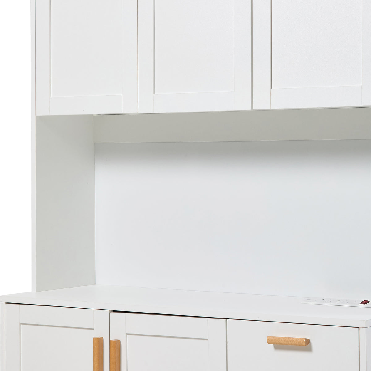 Tall Sideboard Storage Cabinet with LED Lights