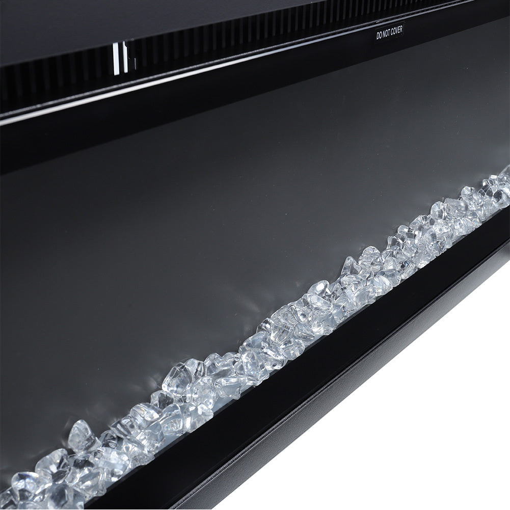 40/50/60 Inch Electric Fire with 12 Flame Colours & Remote Control