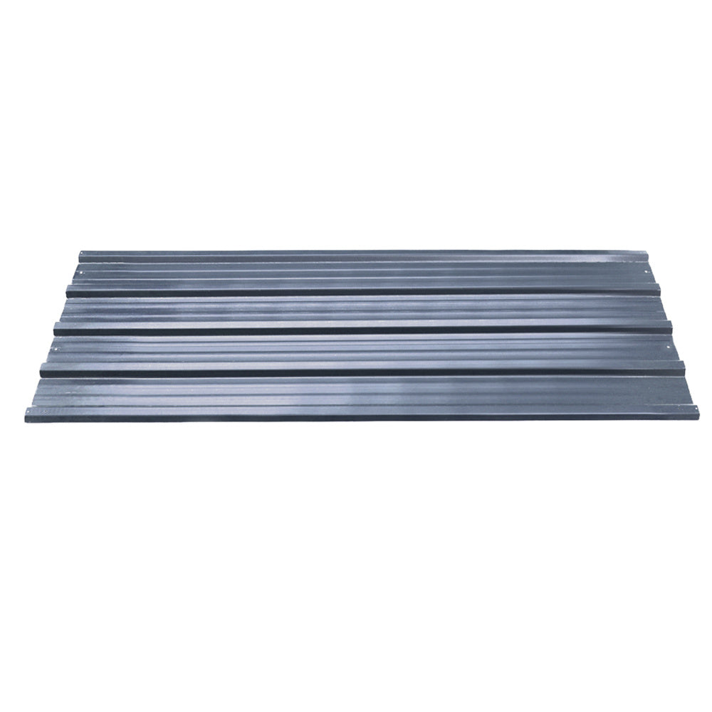 Set of 12 Steel Corrugated Panels