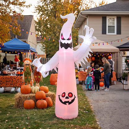 7 FT Halloween Inflatable Ghost with LED Lights
