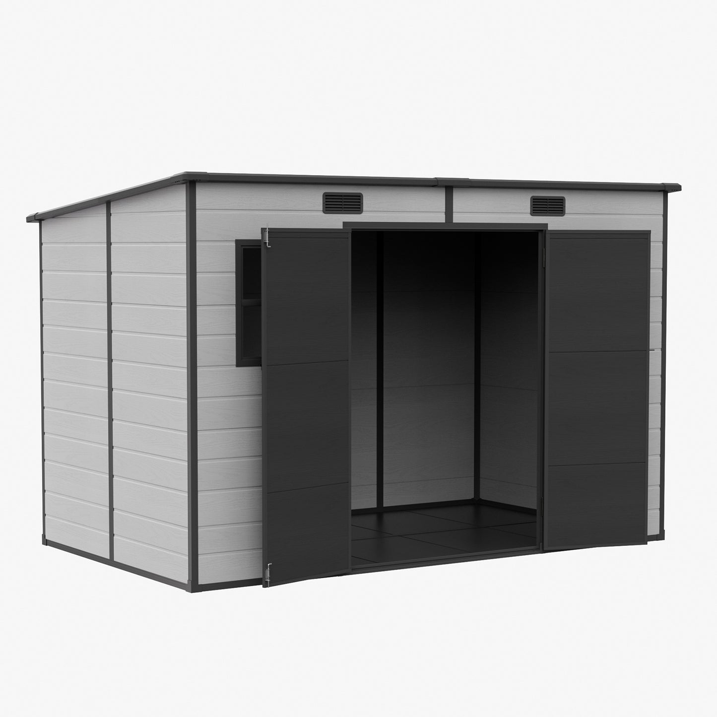 10 x 6FT Outdoor Garden Pent Roof Tool Storage Shed