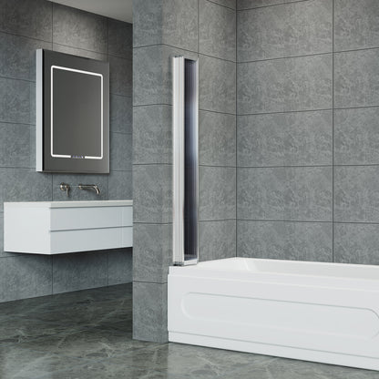 Bath Shower Screen with 5 Folding Panels