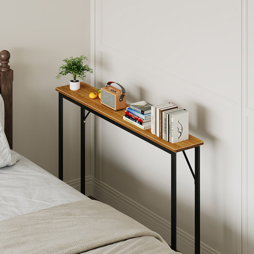 Slim Console Table Entryway Table with Adjustable Feet