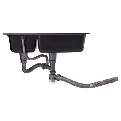 Modern Quartz Resin Composite Kitchen Sink with Waste Kit