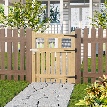 Outdoor Wooden Garden Gate Fence Door