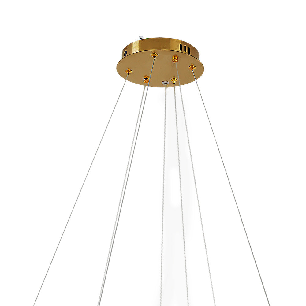 Luxurious Crystal Pendant Light Chandelier with Remote Control