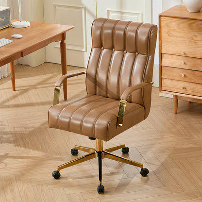 PU Leather Office Chair with Castors