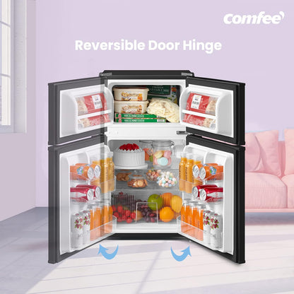 87L Under Counter Fridge Freezer