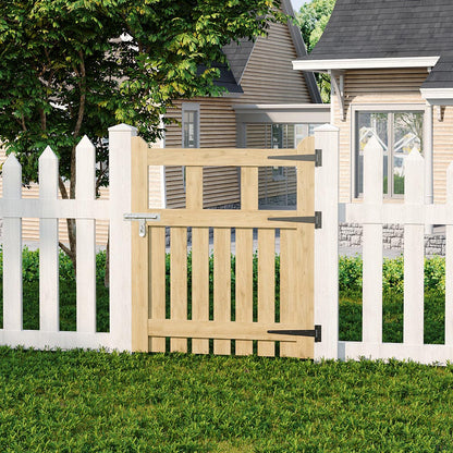 Outdoor Wooden Garden Gate Fence Door