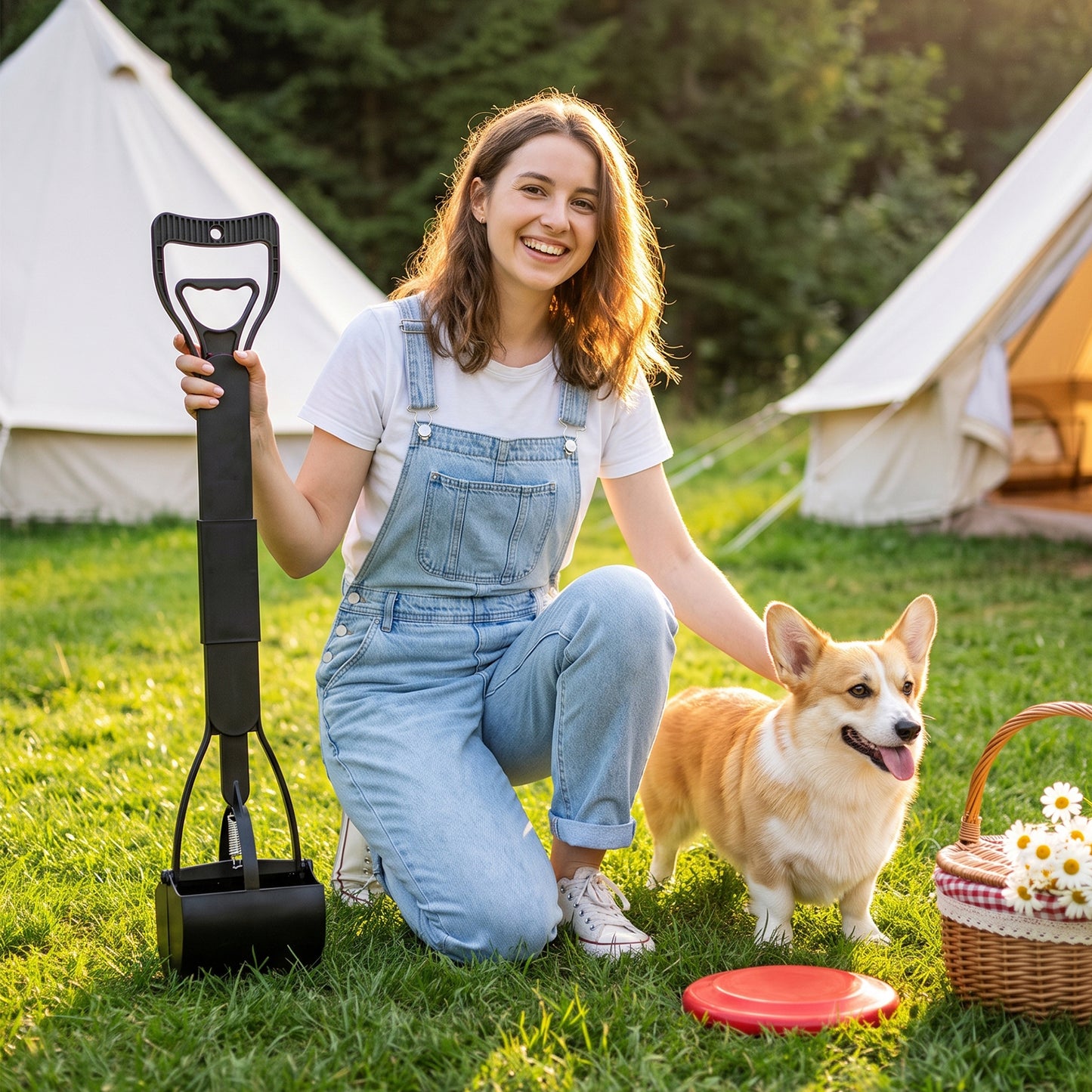 Outdoor Foldable Pet Faeces Pick-up Poop Scoop