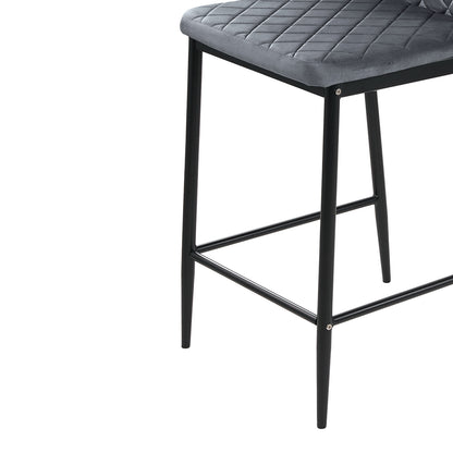 2PCS Upholstered Bar Stools