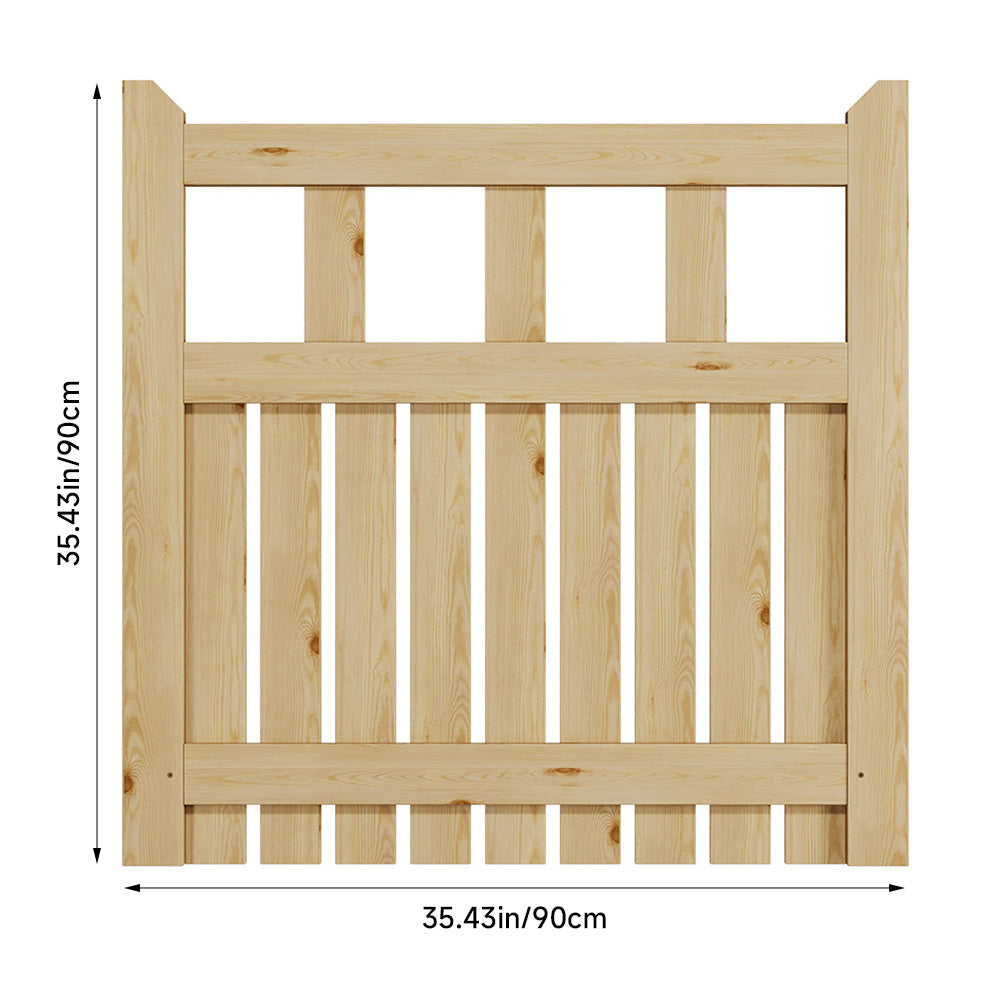 Outdoor Wooden Garden Gate Fence Door