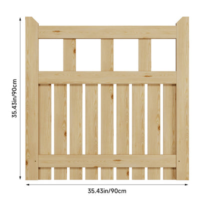 Outdoor Wooden Garden Gate Fence Door