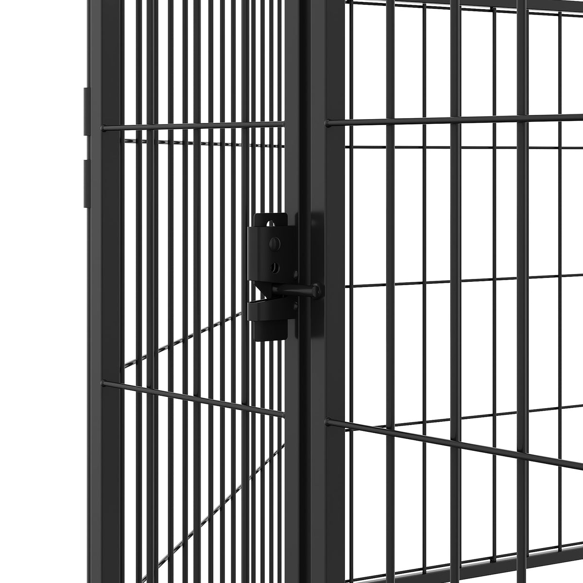 8-Panel Metal Pet Playpen with Gate