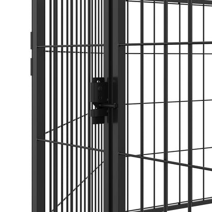 8-Panel Metal Pet Playpen with Gate