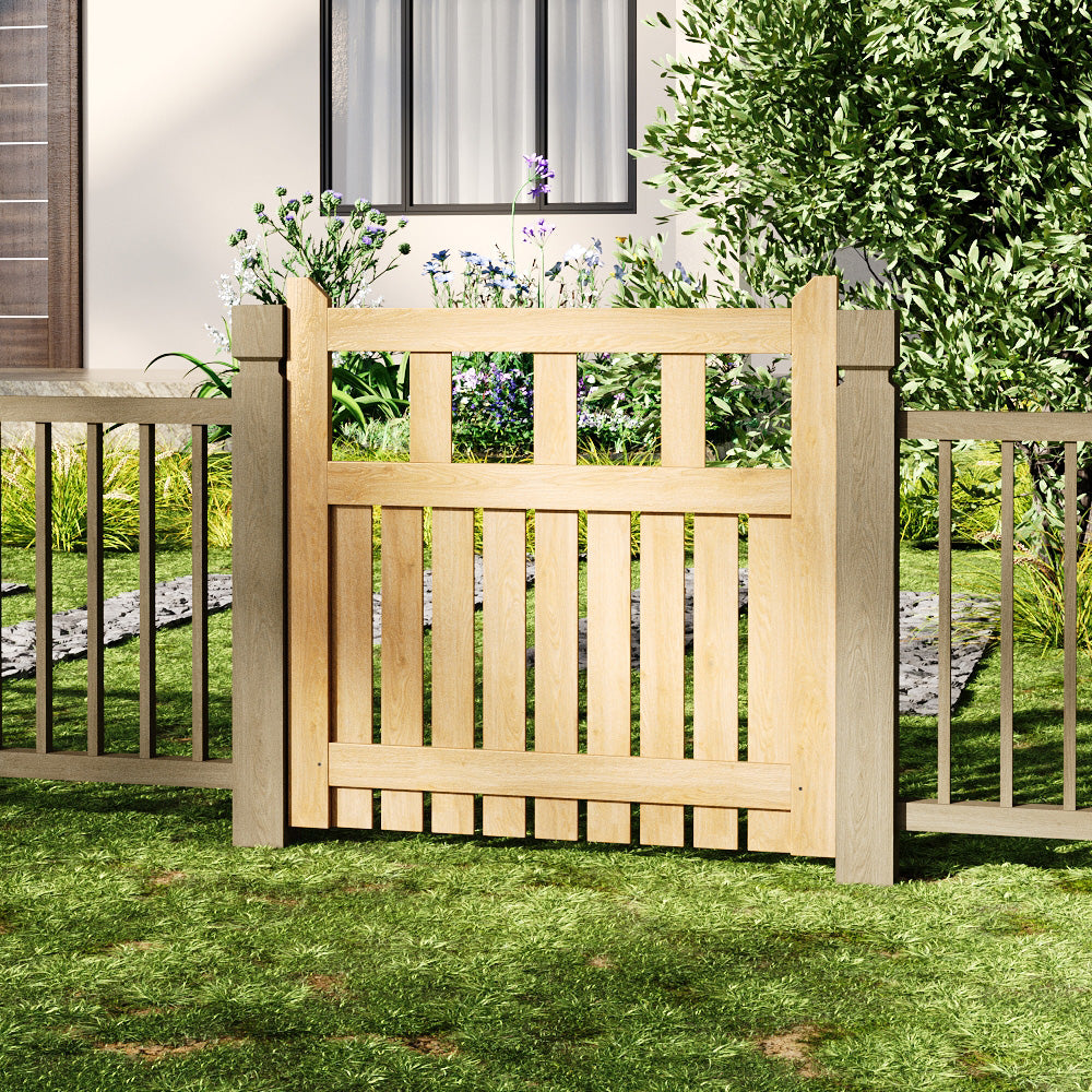 Outdoor Wooden Garden Gate Fence Door