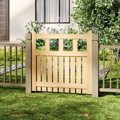 Outdoor Wooden Garden Gate Fence Door